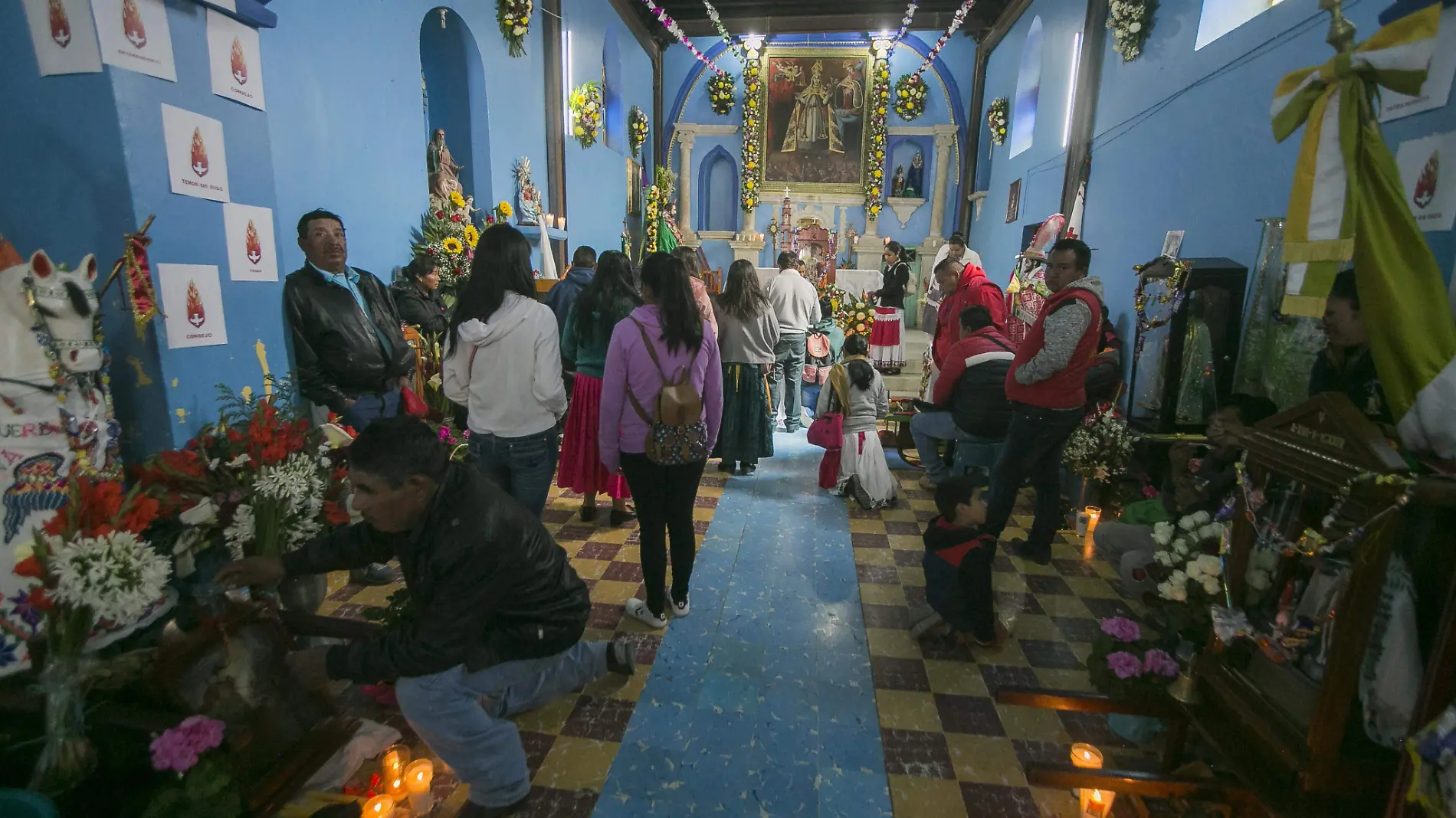 Tradicionalmente se concentraban miles de personas en este festejo.  Archivo.